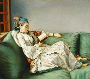 Jean-Etienne Liotard Portrait of Marie Adelaide de France en robe turque oil painting artist